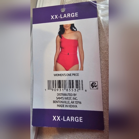 Loft Women's Asymmetrical Textured One-Piece Swimsuit - Picture 5 of 9